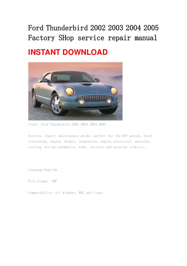2003 Ford Focus Owners Manual Free Download